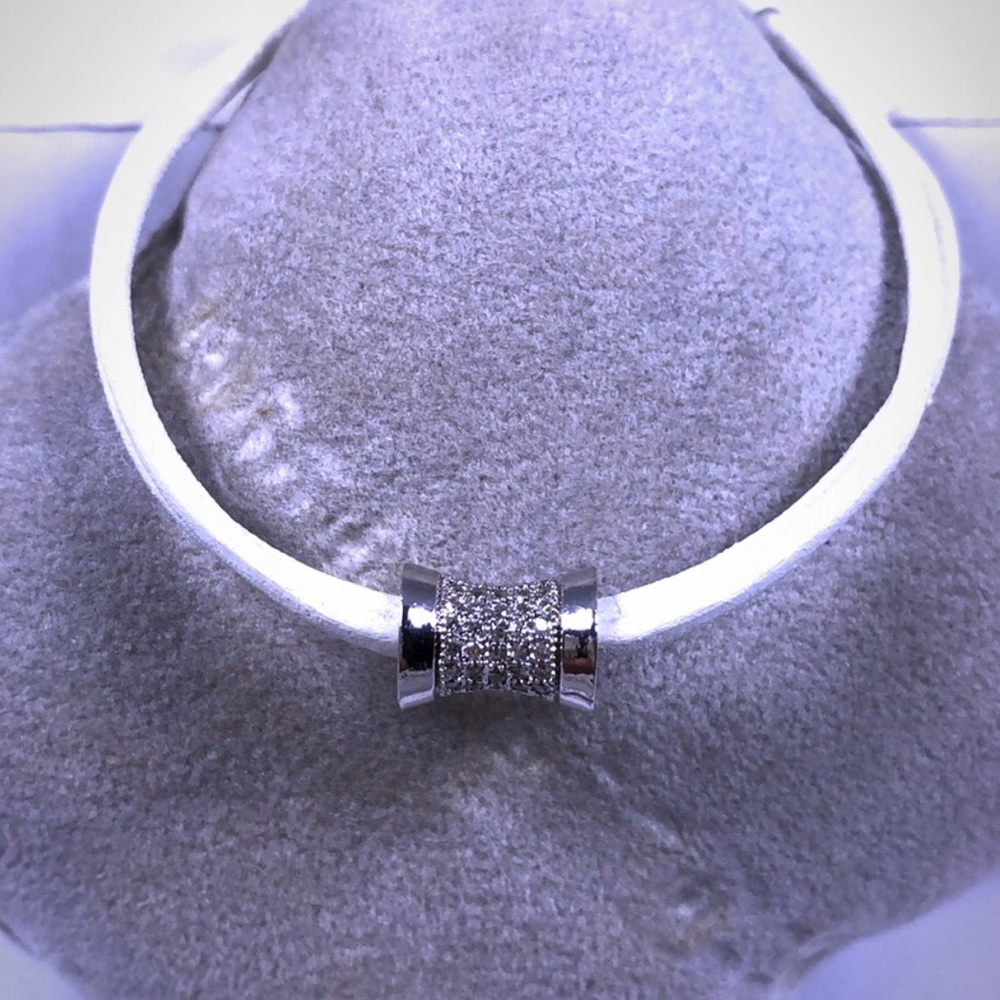 Micro Pave Slide Bracelet